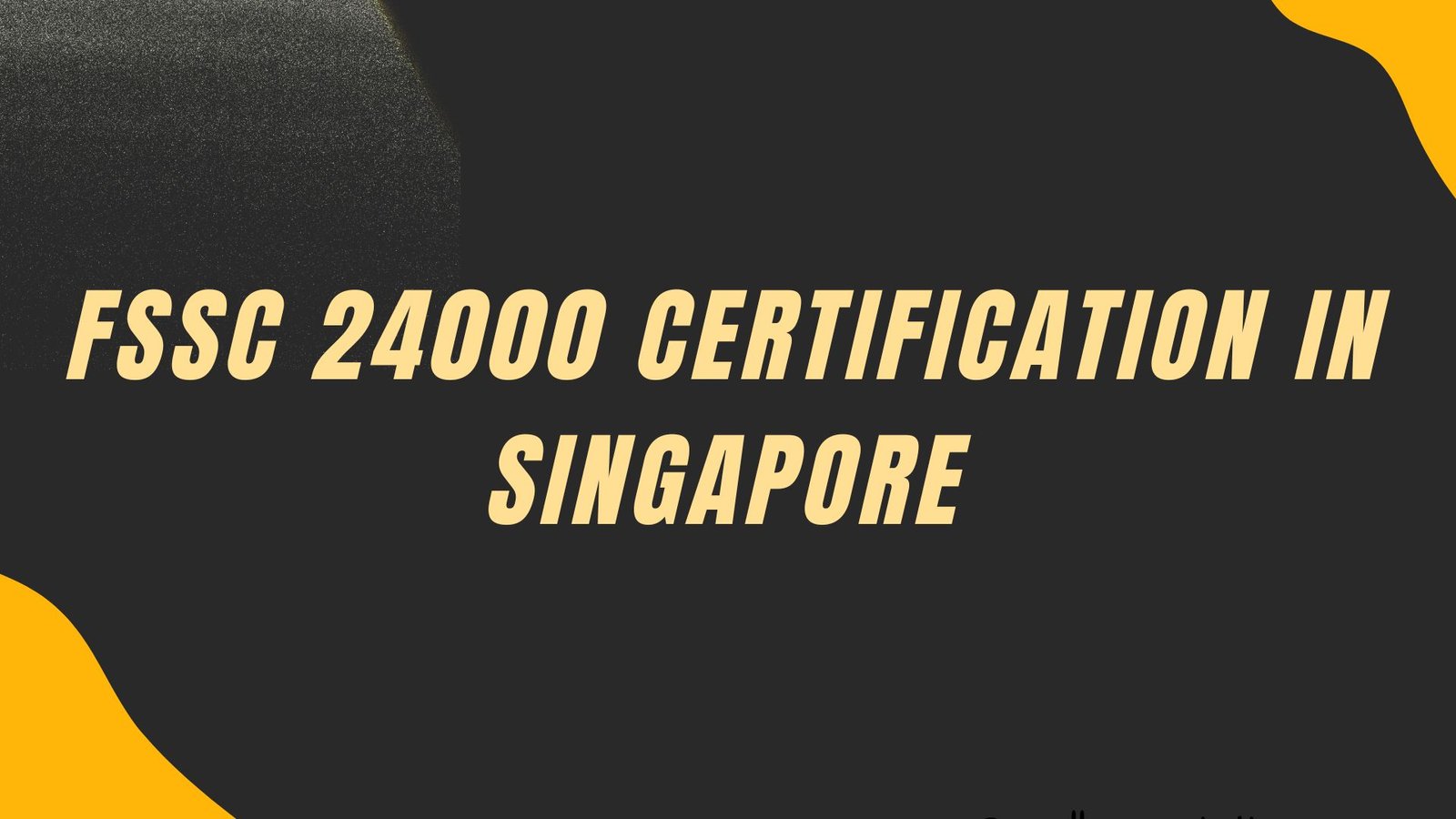 FSSC 24000 Certification in Singapore